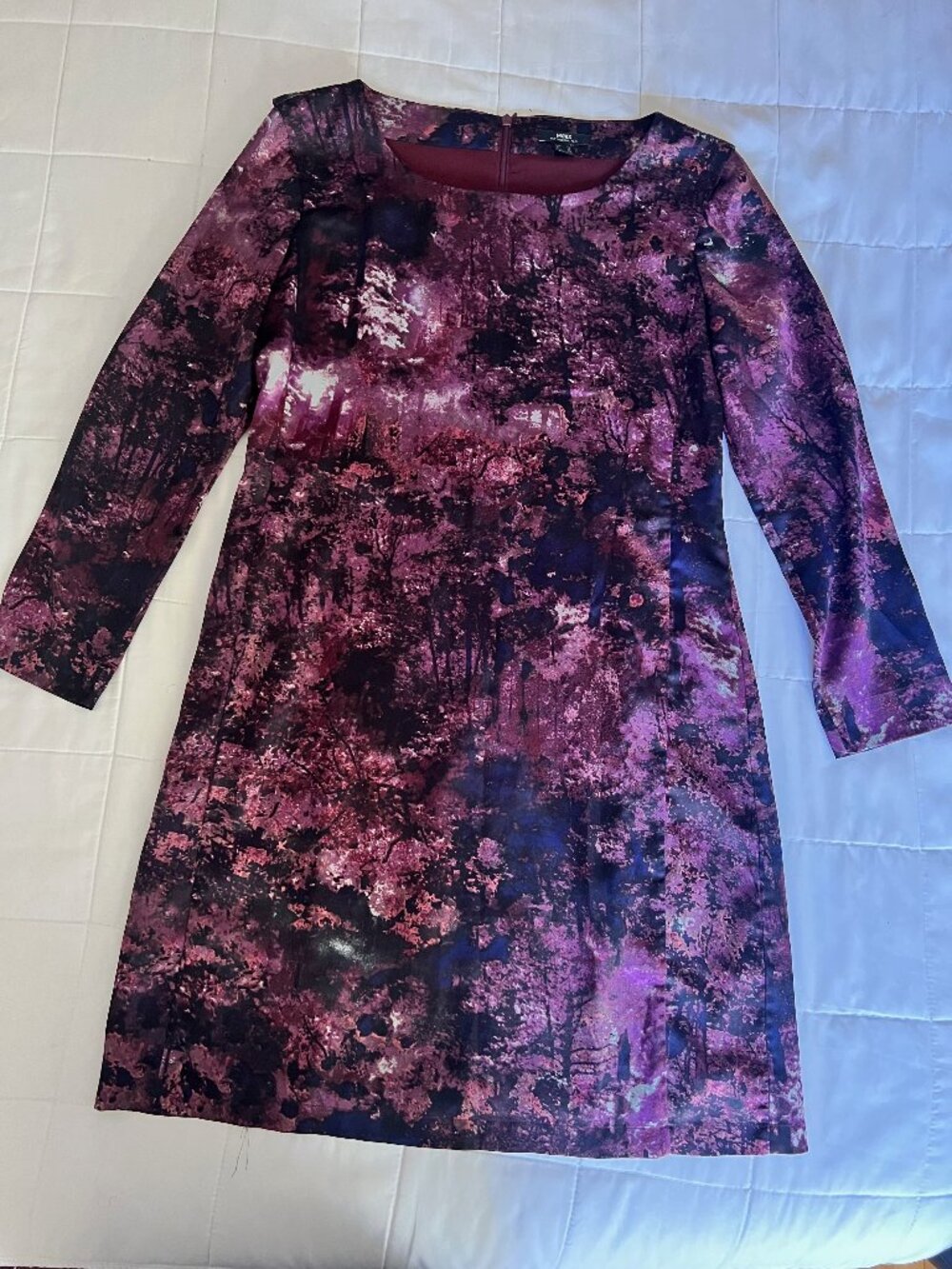 Silky midi dress